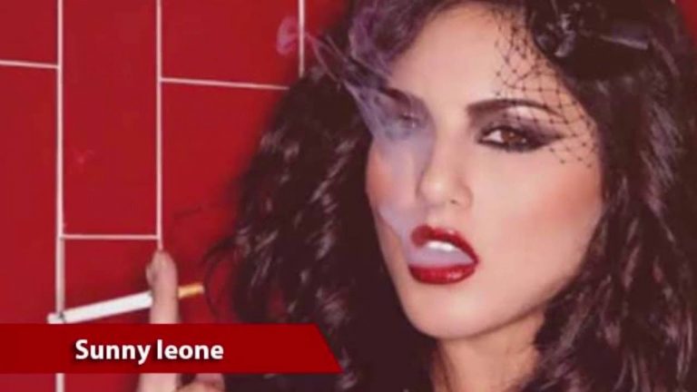 Sunny Leone Karenjit Kaur Vohra Sunny Leone Indian Star Smoke Cigar