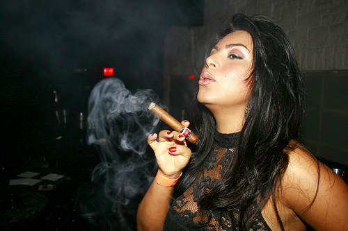 Girl smoking fetish gang bang fan photos