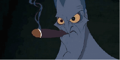 cartoon character smokin cigar
