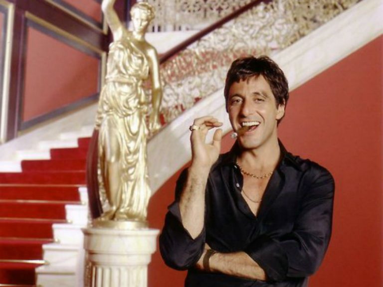 Scarface Al Pacino as Tony Montana Smoking Cigar – The CigarMonkeys