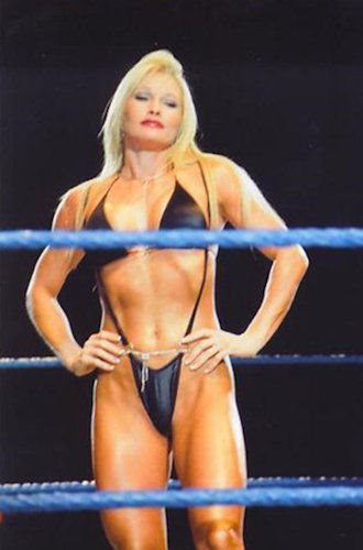 WWE WWF Wrestling Sable Rena Mero Lesnar - Cigar Smoke and Nude.