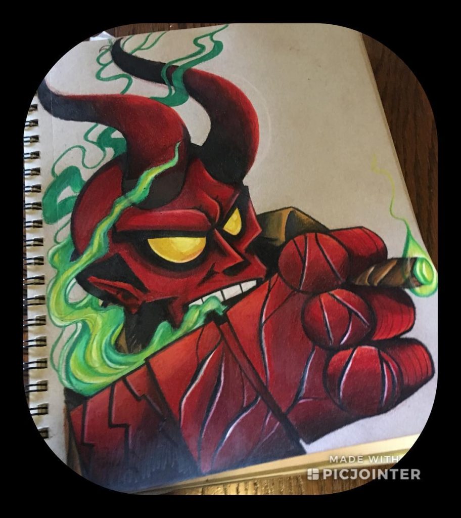 Hellboy Iconic CigarSmoking Superhero HELLBOY