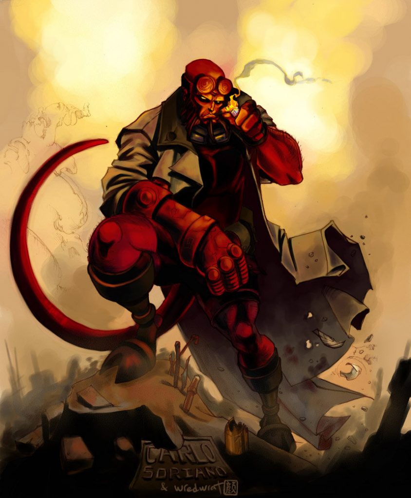 Hellboy Iconic CigarSmoking Superhero HELLBOY
