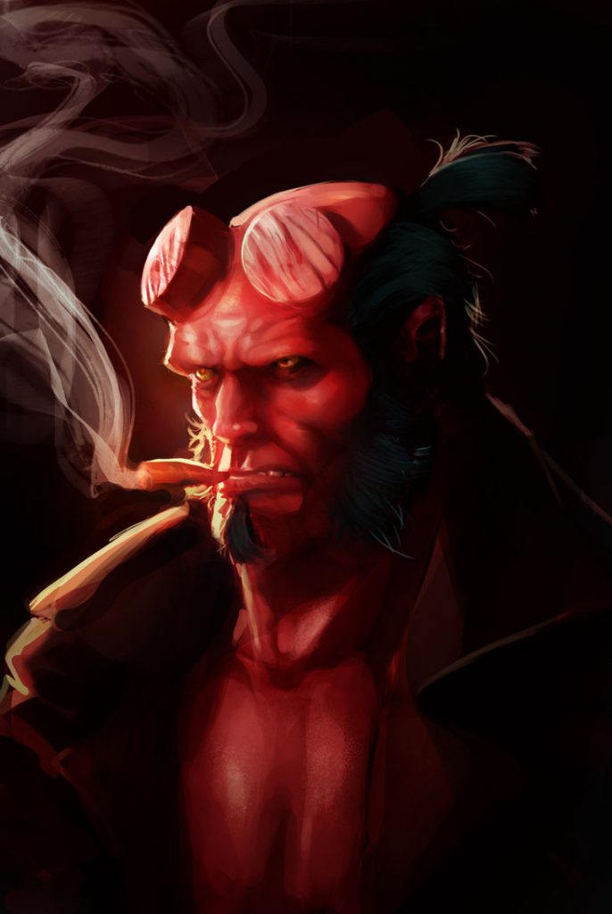 Hellboy Iconic CigarSmoking Superhero HELLBOY