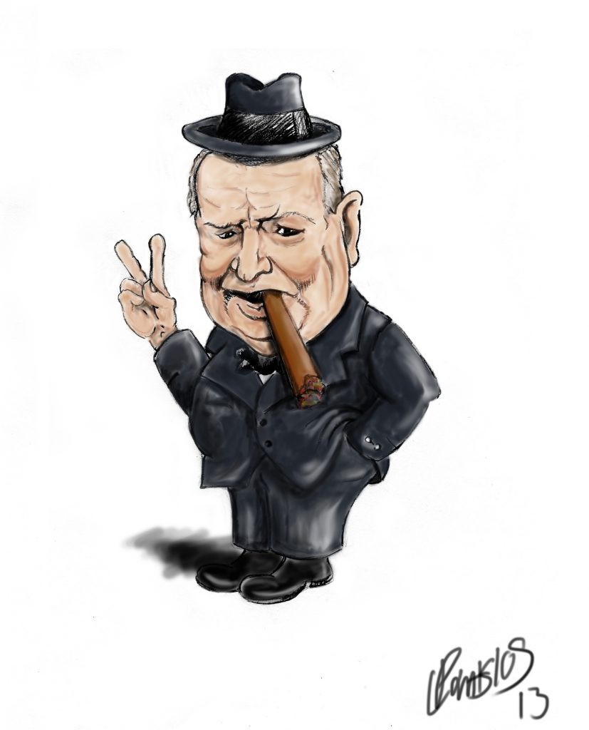 TOP 80 CHURCHILL Cigar Smoke Caricature and Cartoon – Cigarmonkeys.com