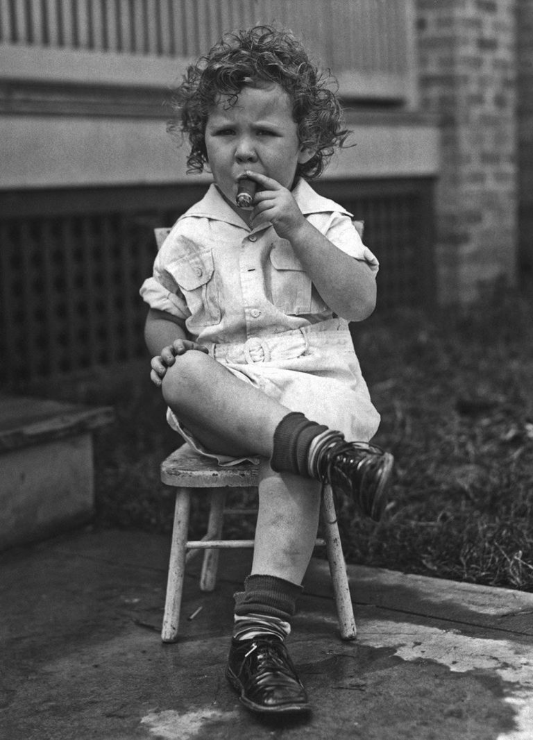 Rare Cigar Smoking Kids Photos – The CigarMonkeys