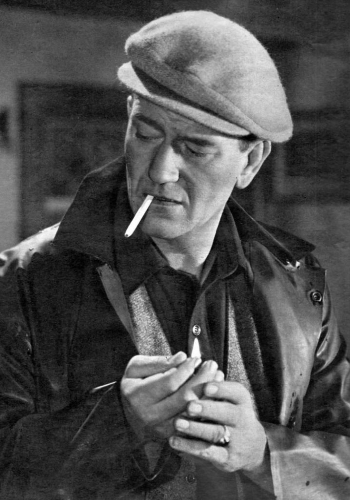 John Wayne smoking cigar and cigarette (70 photos) – Famous Smokers