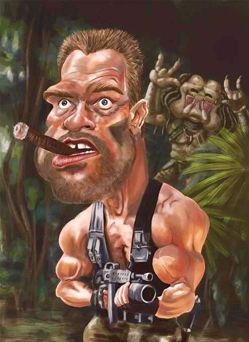 Arnold Schwarzenegger and his karikatures – TOP 80 Pictures Cartoons