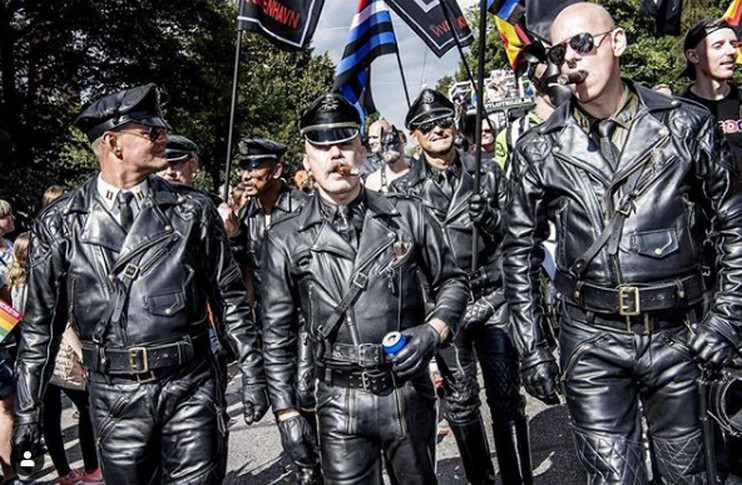 leather men